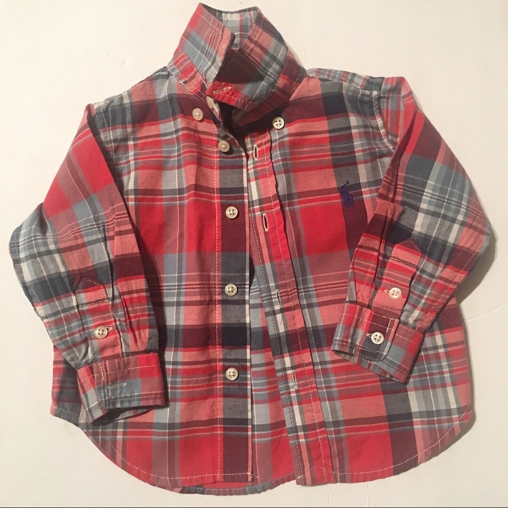 Baby boys button down shirt